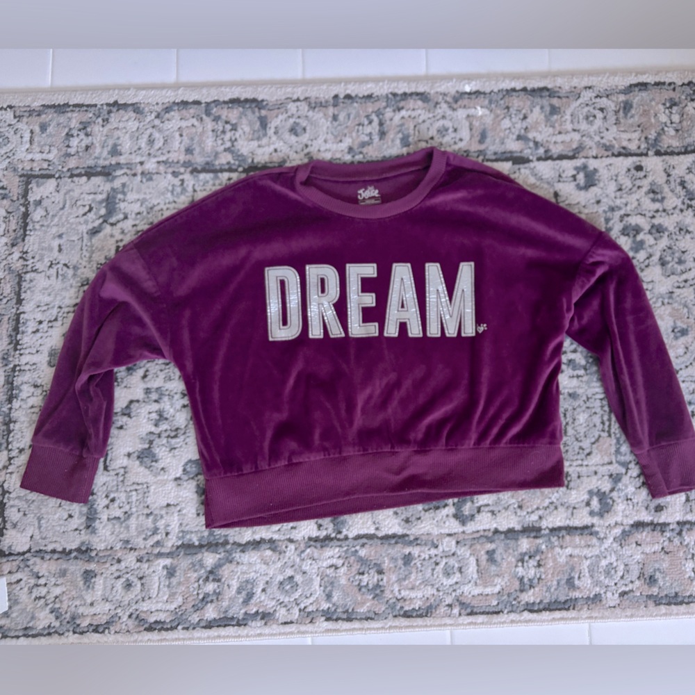 Justice girls size 7 DREAM sweater